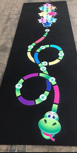 Number Stars and Snake Figure of 8 Floor Mat